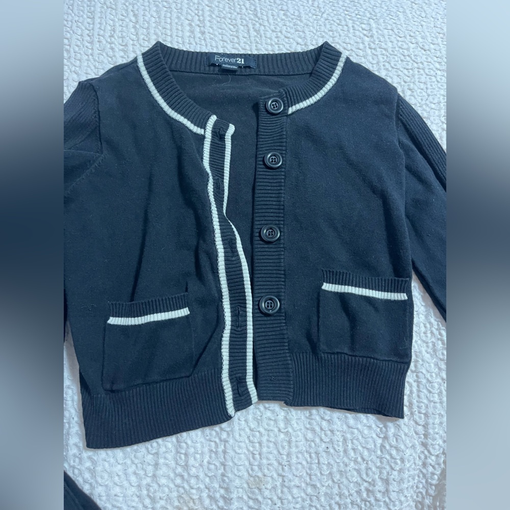 Forever 21 small black cardigan